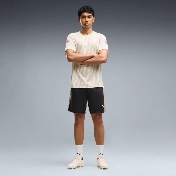 PUMA PUMA IndividualFINAL Shorts Men, Clothing, Desert Dust/White, S