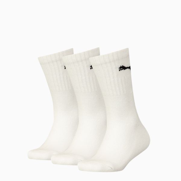 PUMA PUMA Junior Sport Socks 3 Pack, White