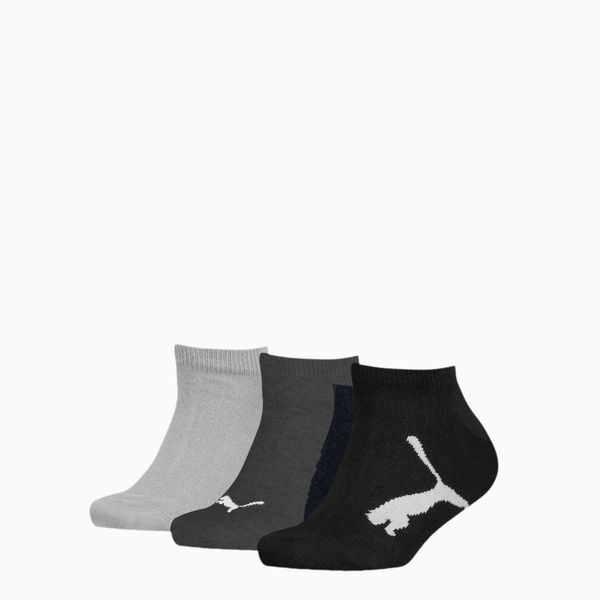 PUMA PUMA Kids' Bwt Sneaker - Trainer Socks 3 Pack, Black