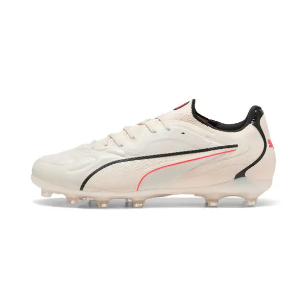 PUMA PUMA KING 20 PRO FG/AG Football Boots Unisex, Shoes, Sugared Almond/Black/Ultra Red, 44