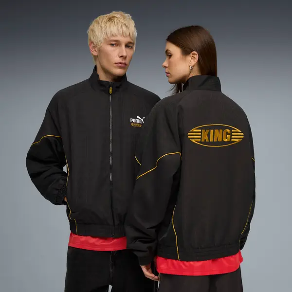 PUMA PUMA KING Jacket Unisex, Clothing, Black, S