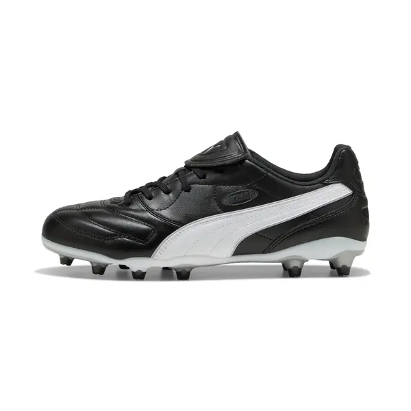 PUMA PUMA KING LIGA FG/AG Football Boots Unisex, Shoes, Black/Silver/White, 44