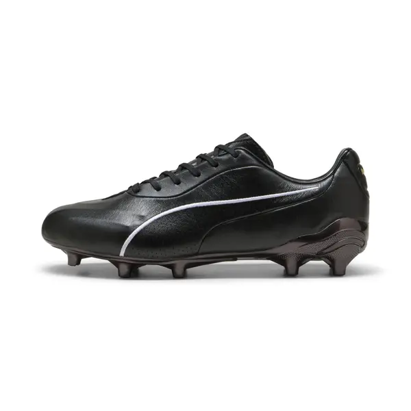 PUMA PUMA KING PLATINUM FG/AG Football Boots Unisex, Shoes, Black/Black/Metallic Gold, 44