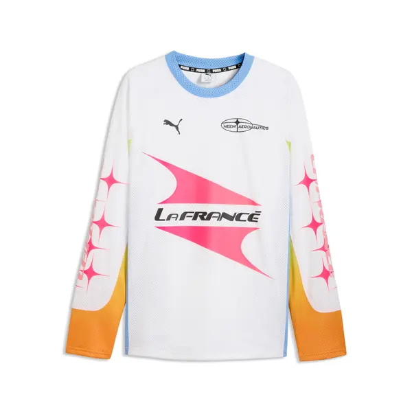 PUMA PUMA LaFrancé Heem Aerospace Moto Relaxed Jersey Men, Sports, White/Gradient Aop, S