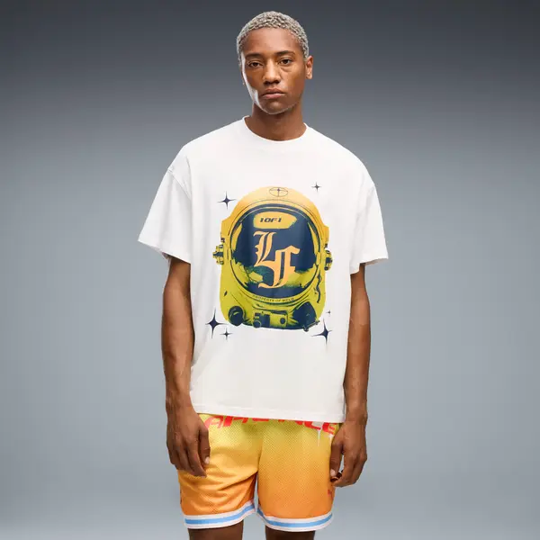 PUMA PUMA LaFrancé Heem Aerospace Oversized Tee Men, Clothing, White, S