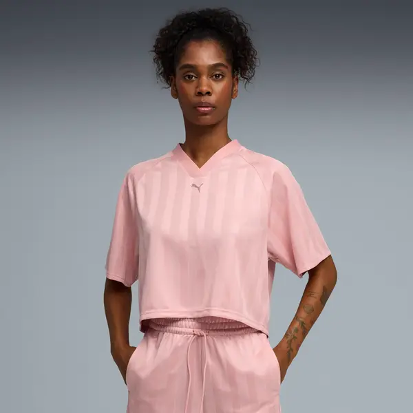 PUMA PUMA League Training Tee Relaxed Women, Clothing, Rosy Outlook, XXS