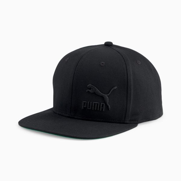 PUMA PUMA Lifestyle Colorblock Cap, Black/Archive Green