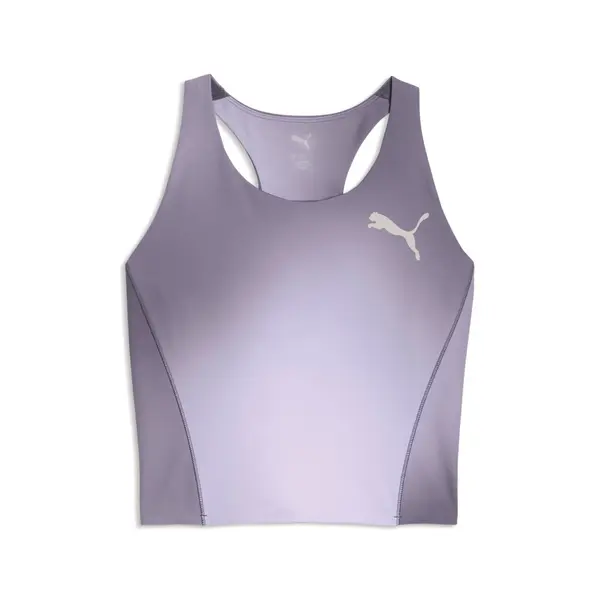 PUMA PUMA Lightspeed Printed Running Crop Top Women, Sport, Inky Depths, XXS