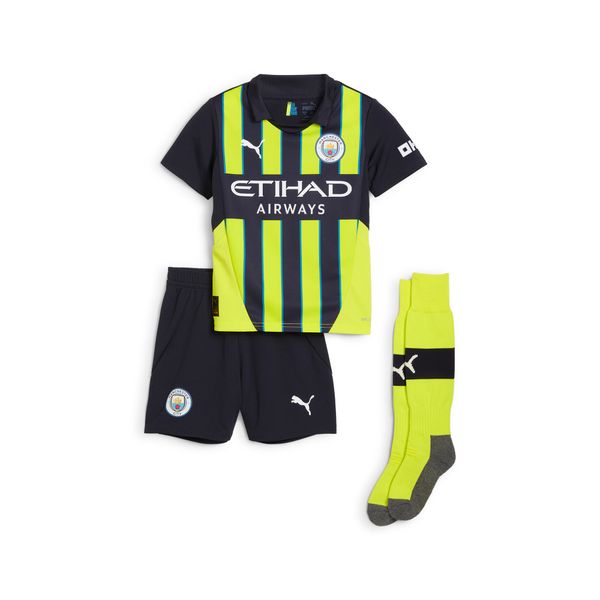 PUMA Puma Manchester City 24/25 Away Minikit Kids, Blue, Size 4-5Y, Clothing