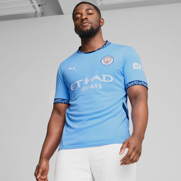 PUMA Puma Manchester City 24/25 Home Jersey, Blue, Size S, Clothing