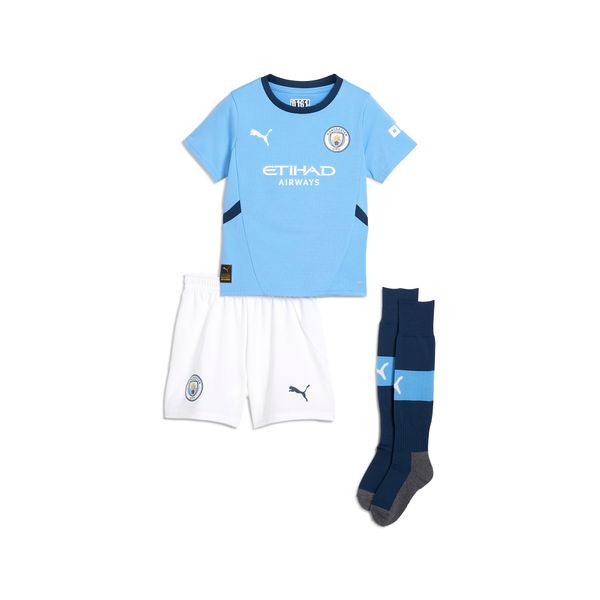 PUMA Puma Manchester City 24/25 Home Minikit Kids, Blue, Size 2-3Y, Clothing