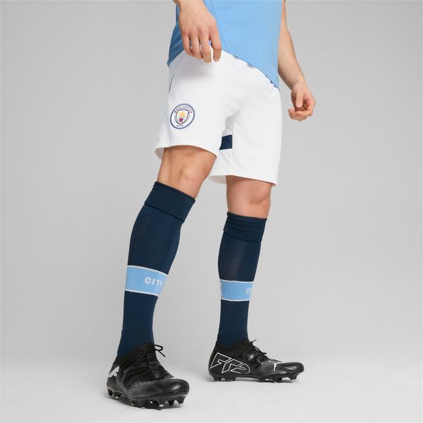 PUMA PUMA Manchester City 24/25 Shorts Men, White/Marine Blue