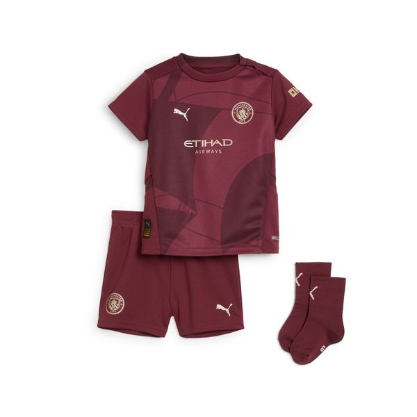 PUMA Puma Manchester City 24/25 Third Babykit Toddler, Red, Size 1-2Y, Clothing