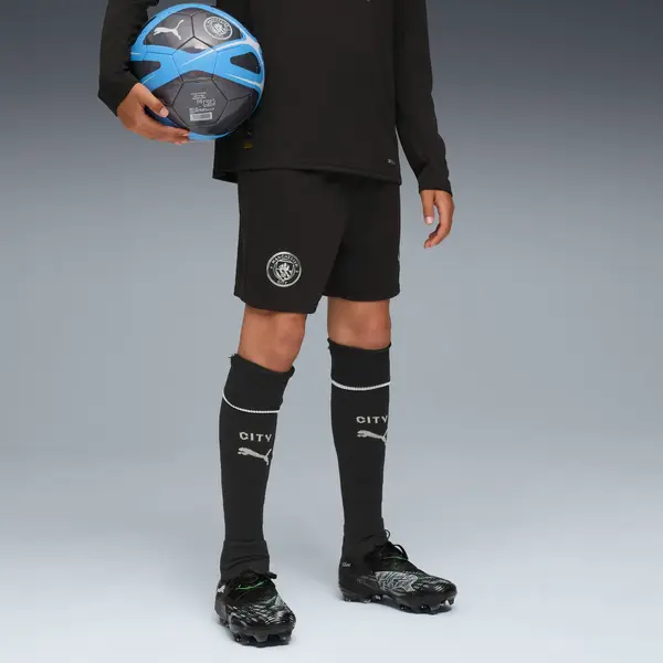 PUMA PUMA Manchester City 25/26 Shorts Youth, Clothing, Black, 15-16Y