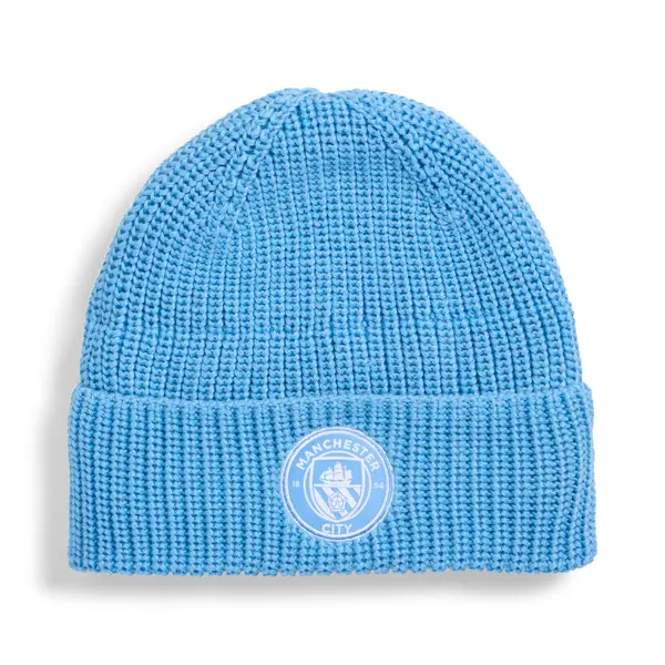 PUMA PUMA Manchester City Essentials Beanie Unisex, Sport, Light Blue/White, OSFA