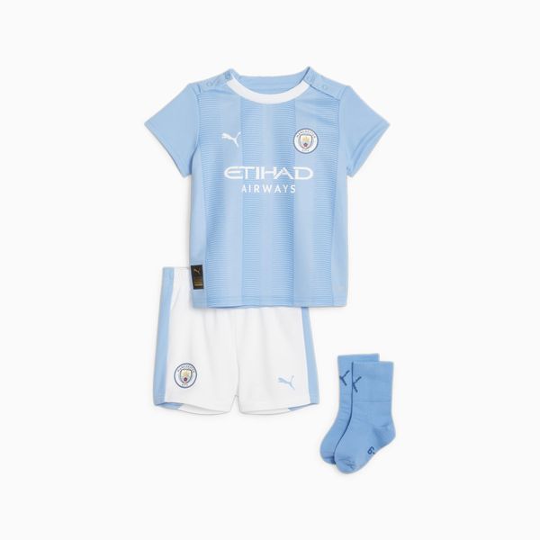 PUMA PUMA Manchester City F.C. Home Baby Kit, Light Blue/White