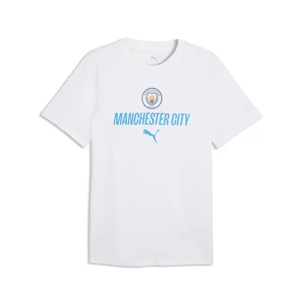 PUMA PUMA Manchester City ftblCulture Tee Men, Sport, White/Light Blue, S