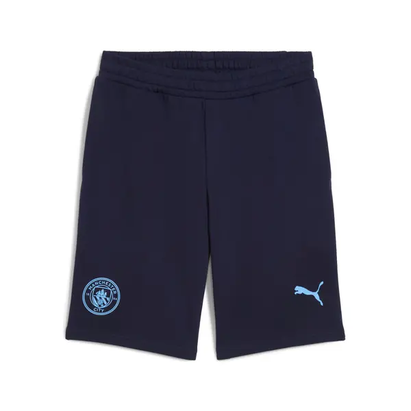 PUMA PUMA Manchester City FtblEssentials Shorts Men, Sport, Navy/Light Blue, S