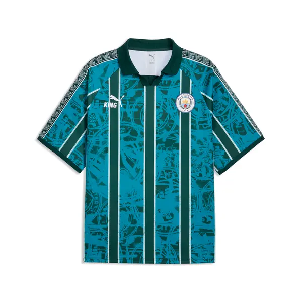 PUMA PUMA Manchester City KING Retro Jersey Men, Football, Tropical Blue/Deep Navy, S