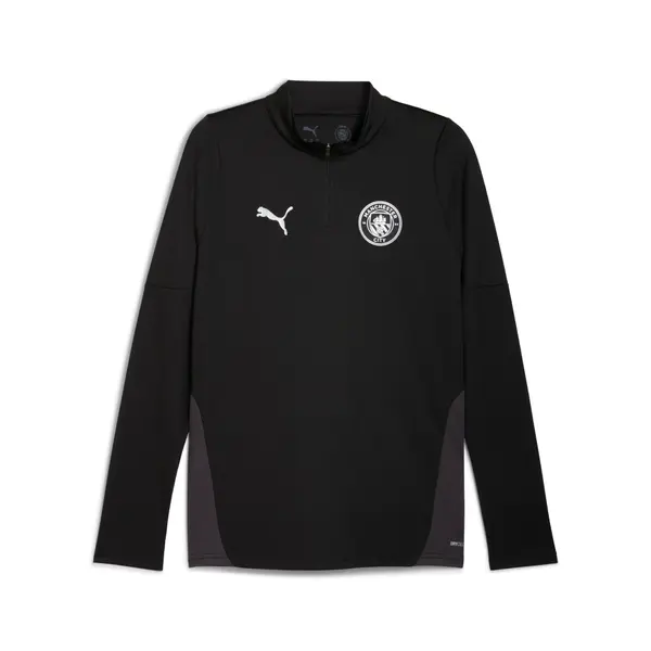PUMA PUMA Manchester City Training Quarter-Zip Top Men, Sport, Black/Silver, S