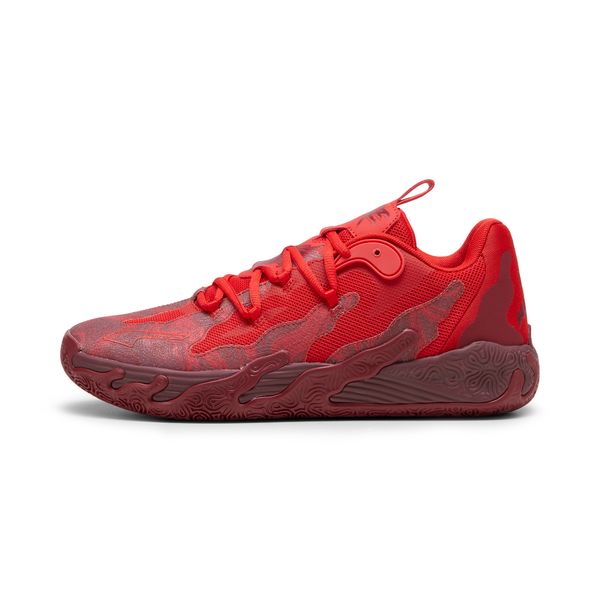 PUMA Puma MB.03 Lo Team Basketball Shoes, Red, Size 49.5, Shoes