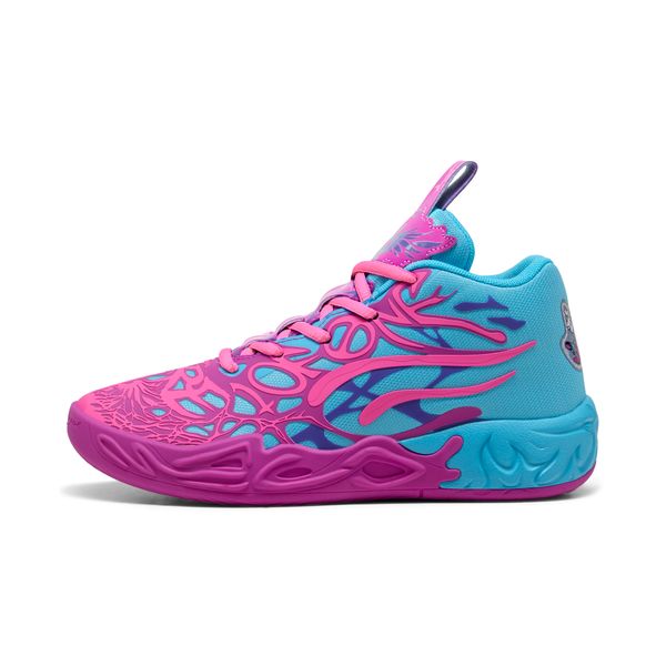 PUMA Puma MB.04 Iridescent Hornets Basketball Shoes Kids, Pink, Size 30, Shoes