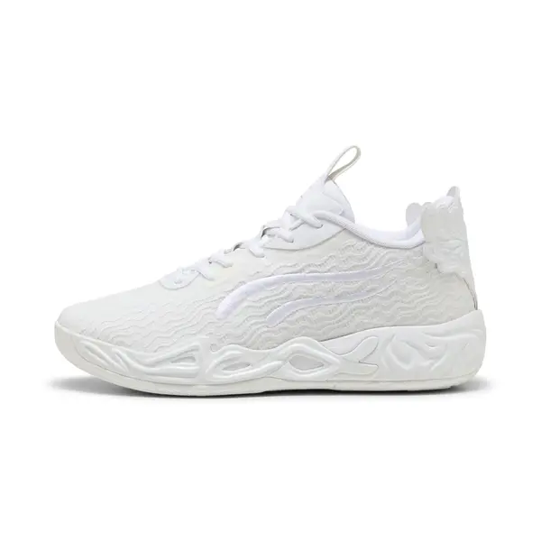 PUMA PUMA MB.04 Lo Ice White Basketball Shoes Unisex, Shoes, White/Sun Struck, 44