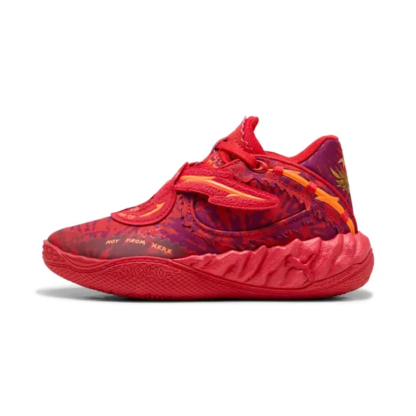 PUMA PUMA MB.05 Crowd Surf Shoes Kids, Shoes, Red/Magenta Gleam/Orange Pes, 27.5