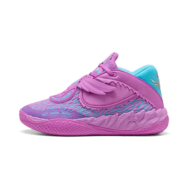 PUMA PUMA MB.05 Hive Basketball Shoes Unisex, Shoes, Bright Aqua/Pure Magenta, 44
