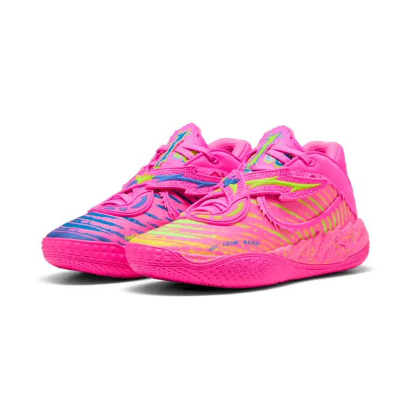 PUMA PUMA MB.05 Showtime Basketball Shoes Unisex, Shoes, Poison Pink/Ultra Blue/Yellow Alert, 44