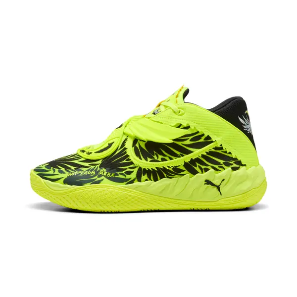 PUMA PUMA MB.05 Voltage Basketball Shoes Unisex, Shoes, Yellow Alert/Black, 44