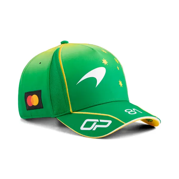 PUMA PUMA McLAREN MASTERCARD F1 TEAM Replica Australia Piastri Baseball Cap, Motorsport, Green Fruit, OSFA