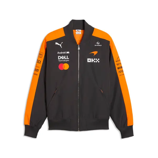 PUMA PUMA McLAREN MASTERCARD F1 TEAM Replica Bomber Jacket Men, Motorsport, Papaya, S