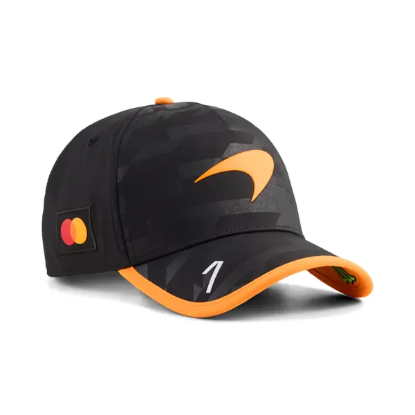 PUMA PUMA McLAREN MASTERCARD F1 TEAM Replica Norris Baseball Cap, Motorsport, Black, OSFA