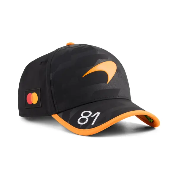PUMA PUMA McLAREN MASTERCARD F1 TEAM Replica Piastri Baseball Cap, Accessories, Black, OSFA