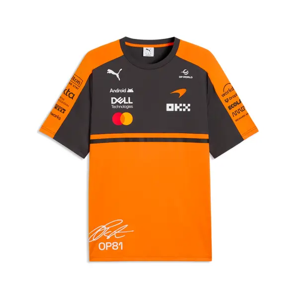 PUMA PUMA McLAREN MASTERCARD F1 TEAM Replica Piastri Tee Men, Motorsport, Papaya, S