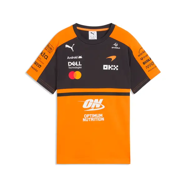 PUMA PUMA McLAREN MASTERCARD F1 TEAM Replica Tee Youth, Shop, Papaya, 4-5Y