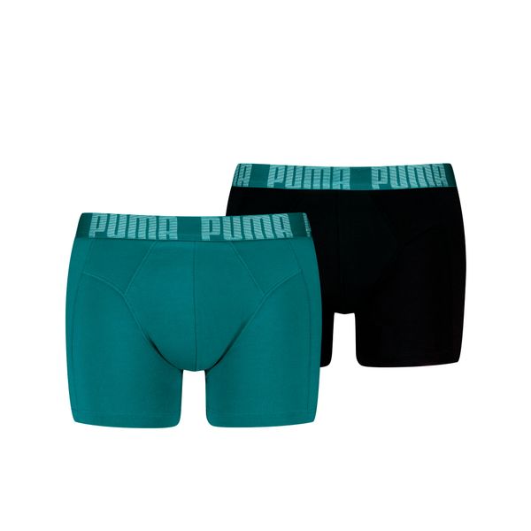 PUMA PUMA Men's Boxer Briefs 2 Pack, Sea Green