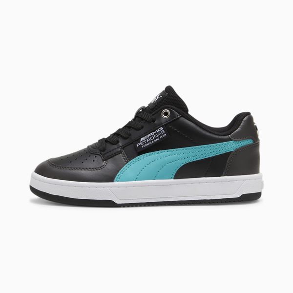 PUMA PUMA Mercedes-Amg Petronas Caven 2.0 Youth Sneakers, Black/Sheen Green