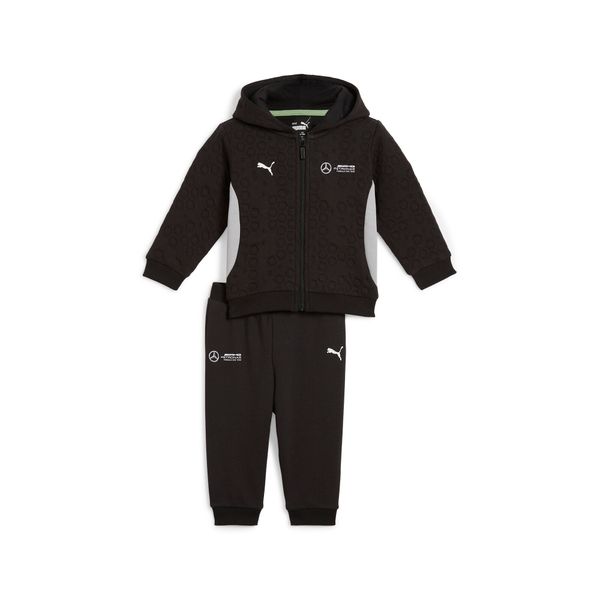 PUMA Puma Mercedes-AMG Petronas F1Â® Jacket Jogger Set Toddler, Black, Size 12-18M, Clothing