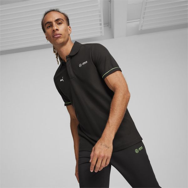 PUMA PUMA Mercedes-Amg Petronas Motorsport Men's Polo Shirt, Black