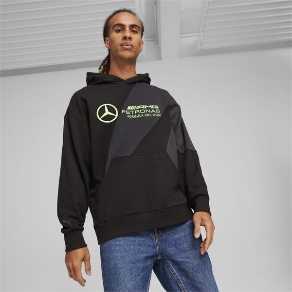 PUMA PUMA Mercedes-Amg Petronas Motorsport Statement Men's Hoodie, Black