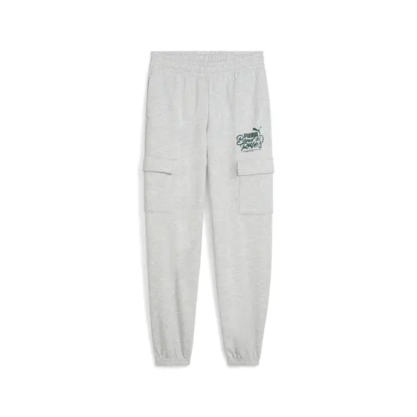 PUMA PUMA MID90s Cargo Sweatpants Youth, Clothing, Light Gray Heather, 15-16Y