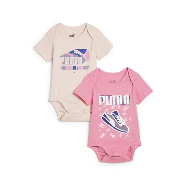PUMA Puma MINICATS Bodysuit Toddlers, Pink, Size 9-12M, Clothing