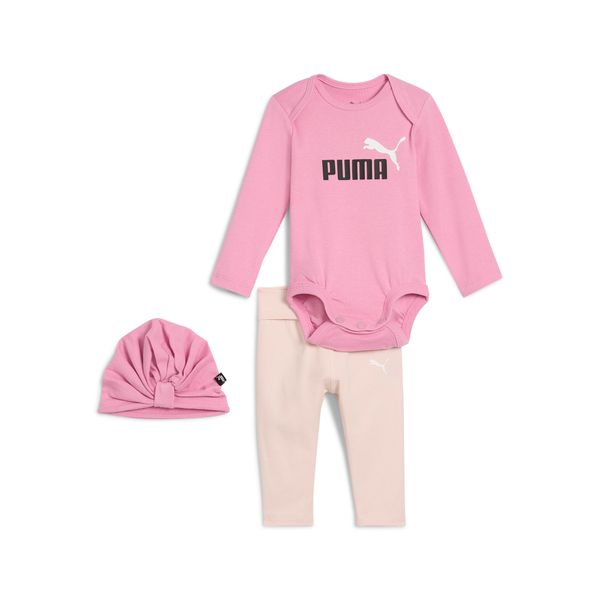 PUMA Puma Minicats Newborn Set, Pink, Size 2-4M, Clothing