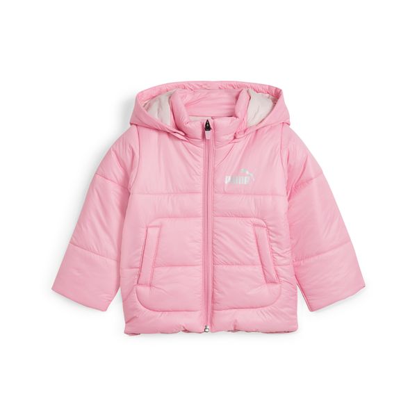 PUMA Puma Minicats Toddlers' Hooded Padded Jacket, Pink, Size 3-4Y, Clothing