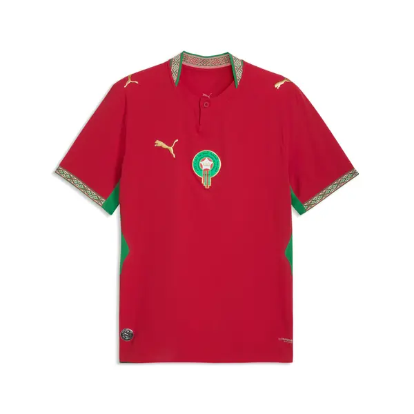 PUMA PUMA Morocco 2026 Home Jersey Authentic Men, Football, Fast Red/Victory Gold, S