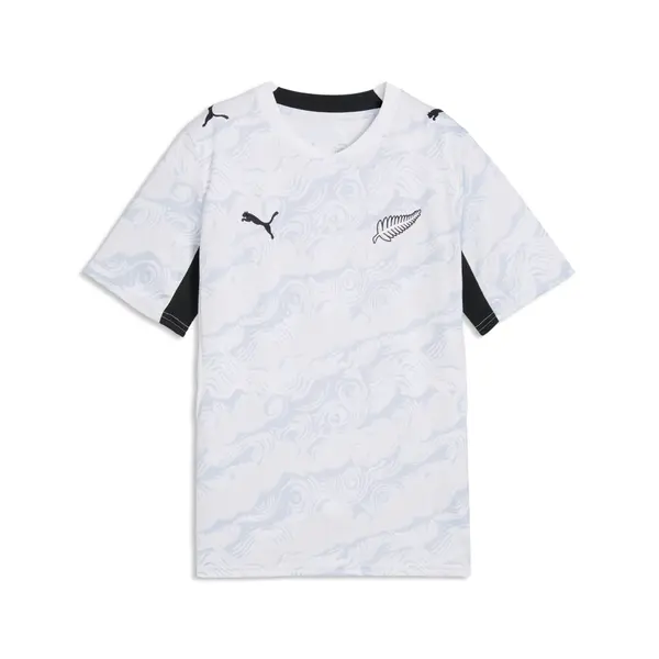 PUMA PUMA New Zealand 2026 Away Jersey Youth, Football, White/Silver Mist, 15-16Y