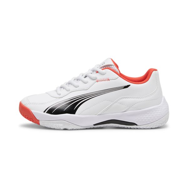 PUMA Puma NOVA Smash Youth Padel Shoes, White, Size 38, Shoes