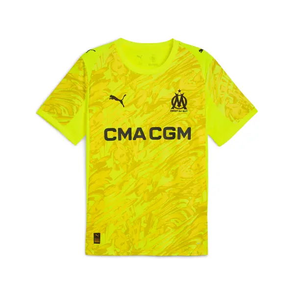 PUMA PUMA Olympique de Marseille 25/26 Goalkeeper Jersey Men, Sport, Yellow Alert/Black, S